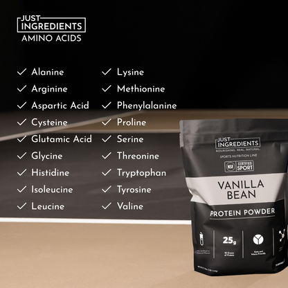 JUST INGREDIENTS Protein Powder — 20-serving blend to support muscle recovery and energy replenishment*