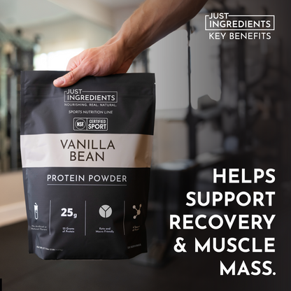 JUST INGREDIENTS Protein Powder — 20-serving blend to support muscle recovery and energy replenishment*